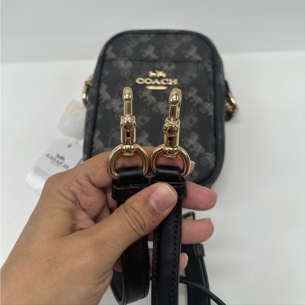 Coach 91108 Phoebe Crossbody With Horse & Carriage Print Small Bag Purse - Picture 3 of 12